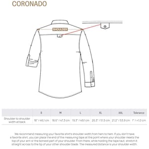 Men's linen shirt CORONADO in Sandy beige / Long sleeve shirt / Men's linen summer shirt image 5