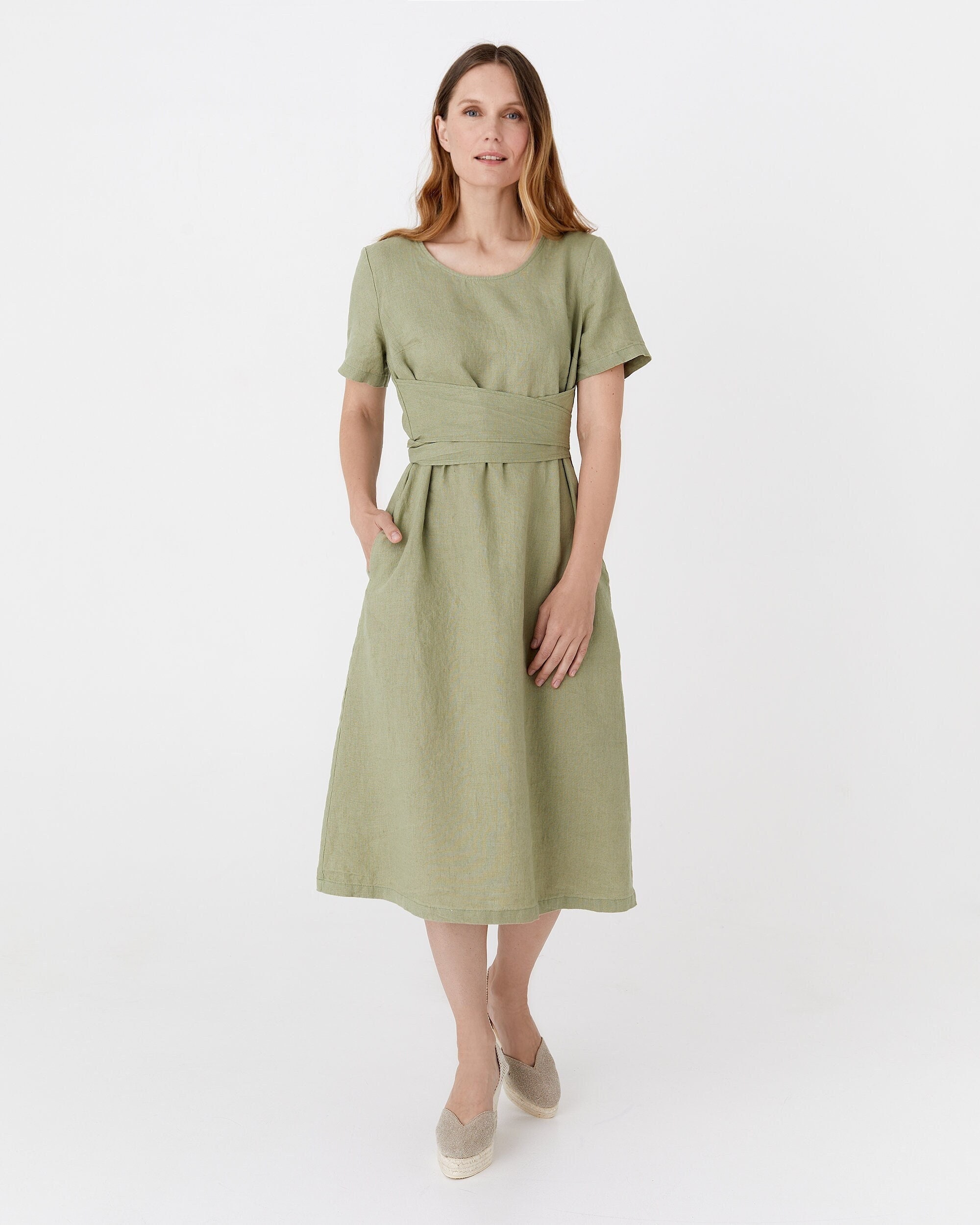 green emerald velvet dress Green Floral Maxi Dress, Women Flowers Sage Green Olive Sleeveless Cas –  Starcove Fashion main image 0