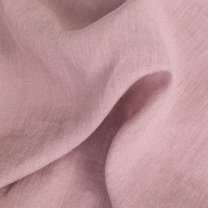 Woodrose linnen lakenset – stoffig roze stonewashed beddengoed – ademend plat laken, hoeslaken en kussenslopen – puur OEKO-TEX gecertificeerd linnen afbeelding 3
