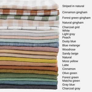 Rod pocket linen curtain panel in natural color 1 pcs. Semi-sheer linen drapes. Custom sizes image 10