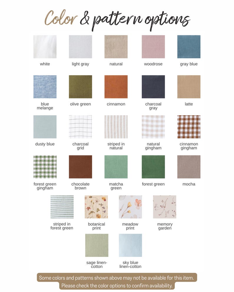 Linen Fabric Sample Pack – MagicLinen Swatch Set for Home Textiles – Stonewashed European Linen – Organic Fabric 25 Color Tester Swatches image 2