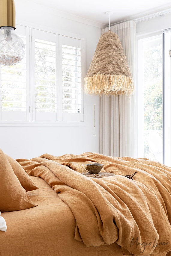 Tan duvet cover deals