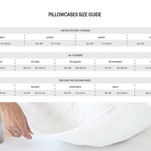 Natural Striped linen pillow case. Standard, queen, king, body, custom size pillow cover from European linen. image 6