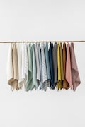 Linen Kitchen Towel – Absorbent Stone Washed Tea Towel – Quick Drying European Flax Dish Cloth – Neutral Farmhouse Kitchen Gift