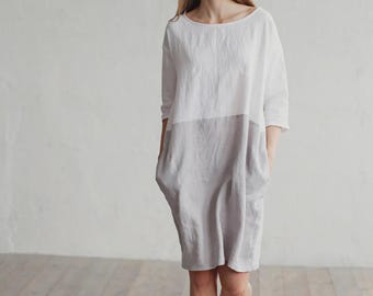 chinese dress ladies Black Color Block Linen Sleeveless Maternity Dress – PinkBlush