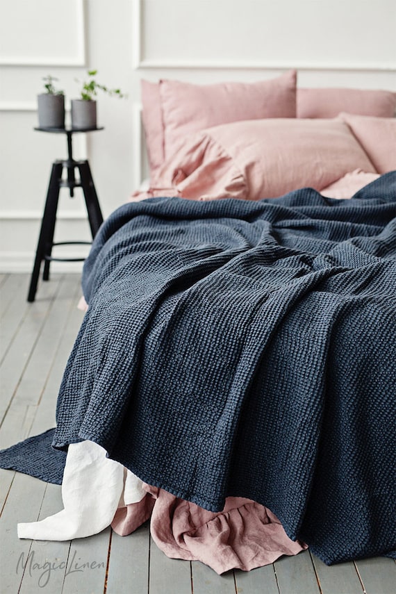Linen blanket king hotsell