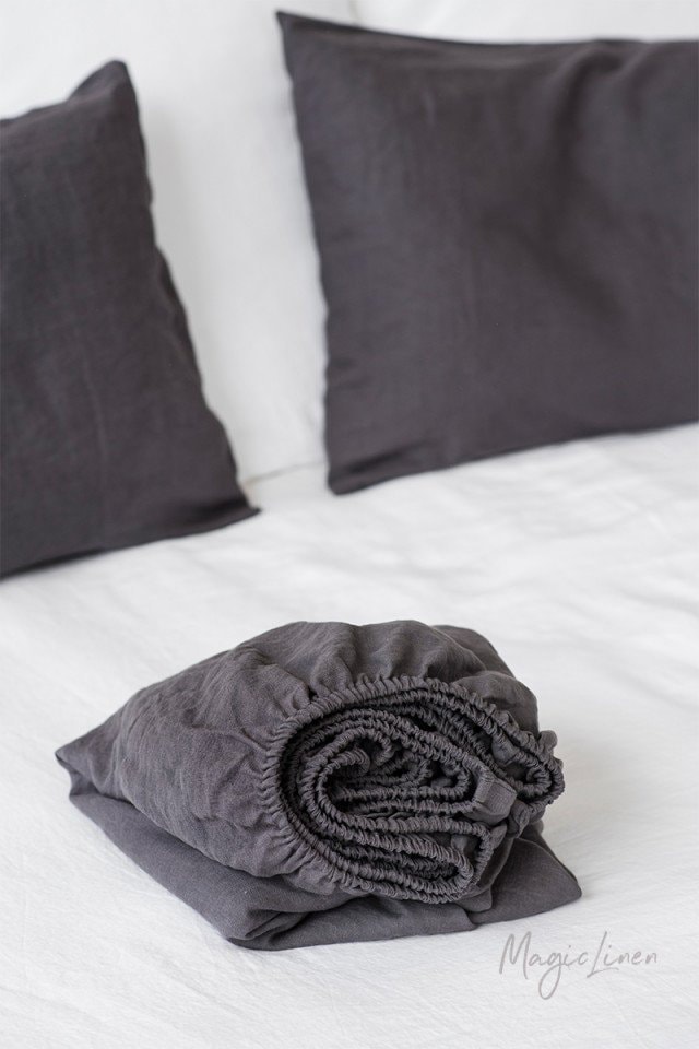 drap-Housse En Lin De