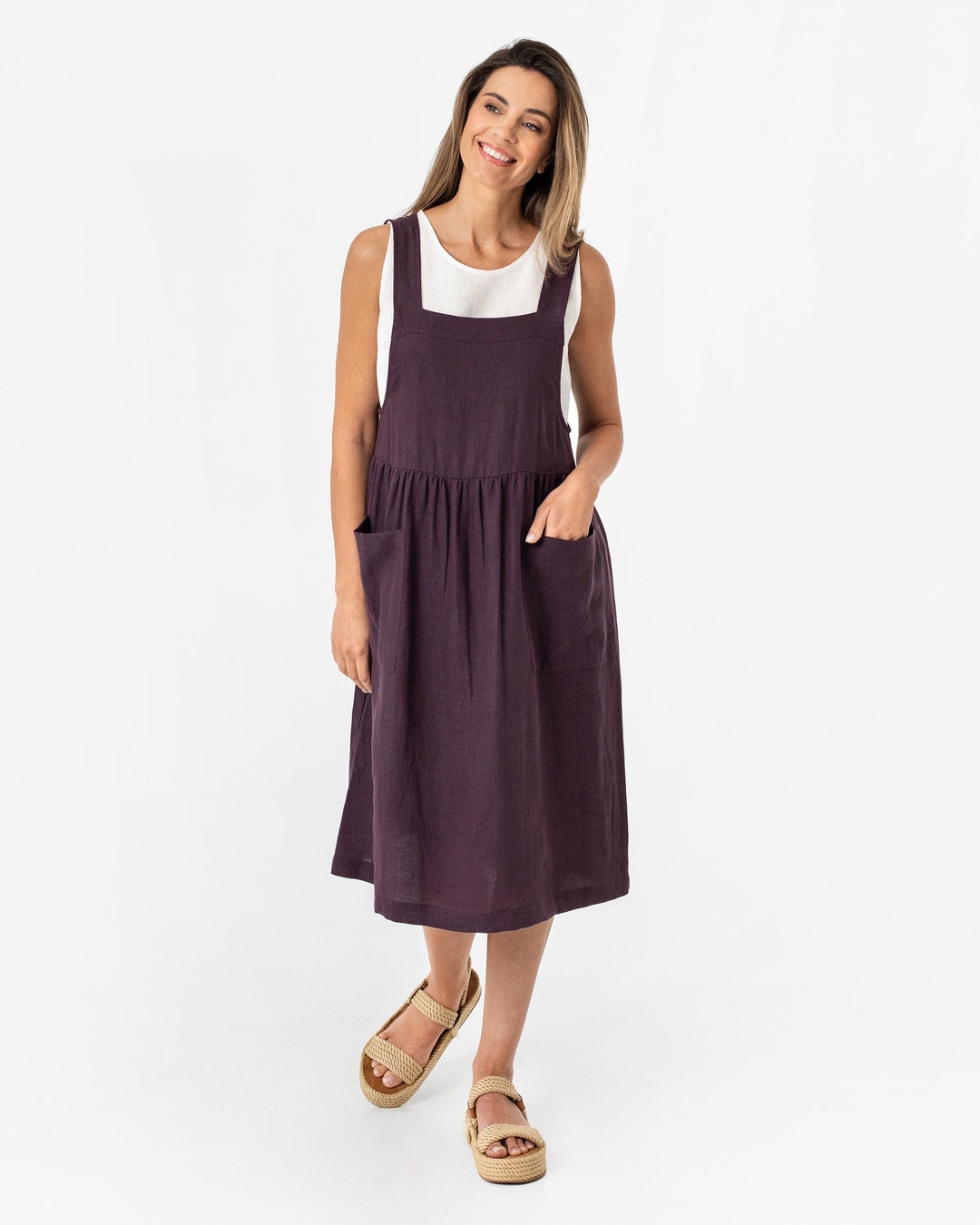 cala de la cruz linen dress Clara Dress main image 1