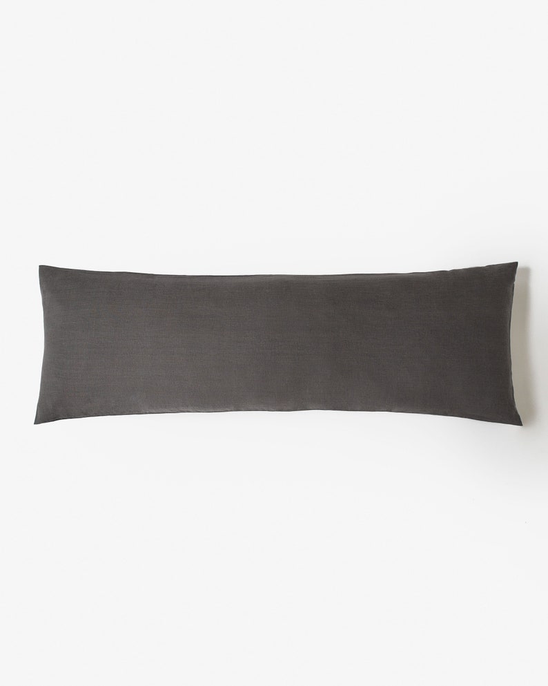 Linen Body Pillow Cover. Long Body Pillow Case. Long Linen Etsy