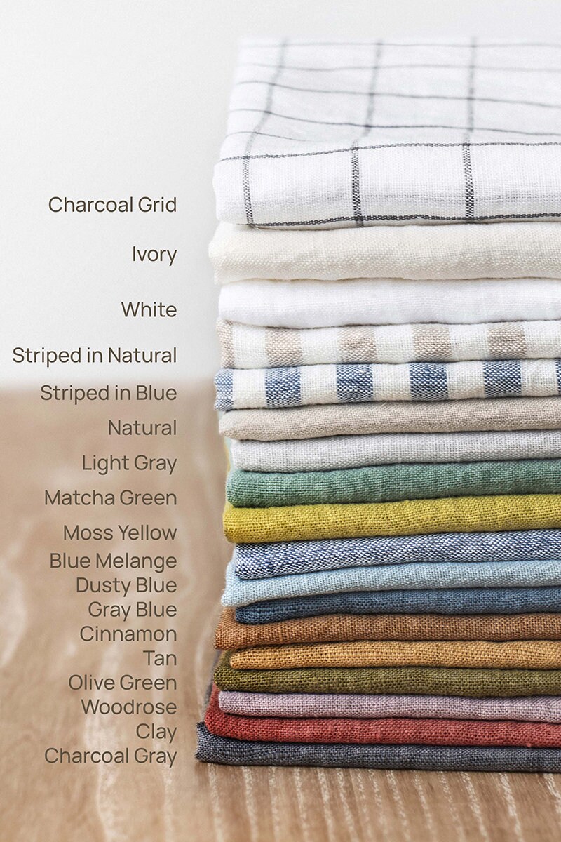 Großer Wäschesack aus Leinen. Verschiedene Farben erhältlich. | Etsy