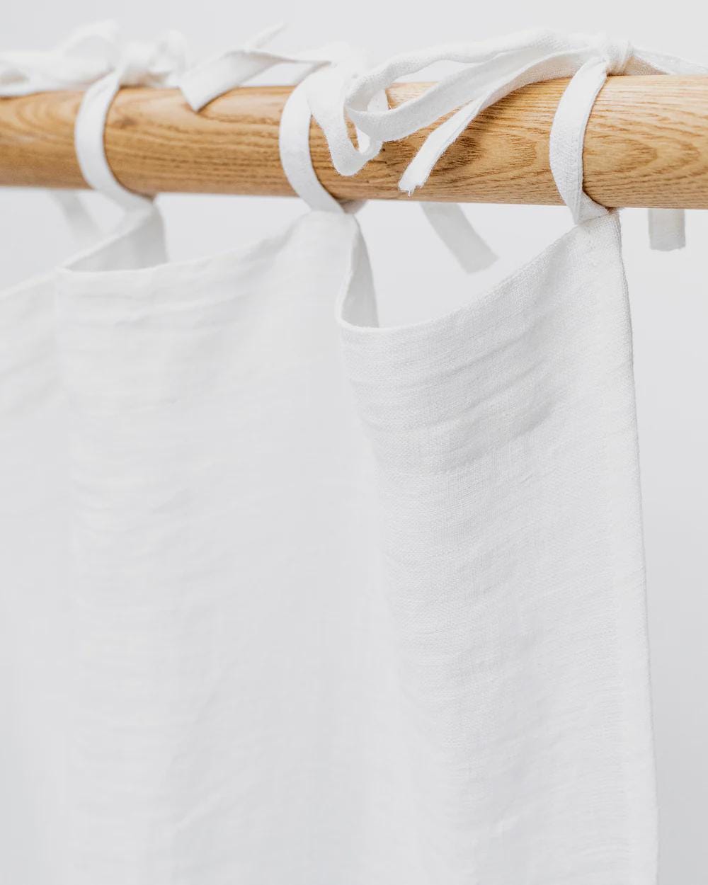 ホワイトシアーリネンタイトップカーテン - キッチン、寝室、リビング ホワイトシアーリネンタイトップカーテン - キッチン、寝室、リビング