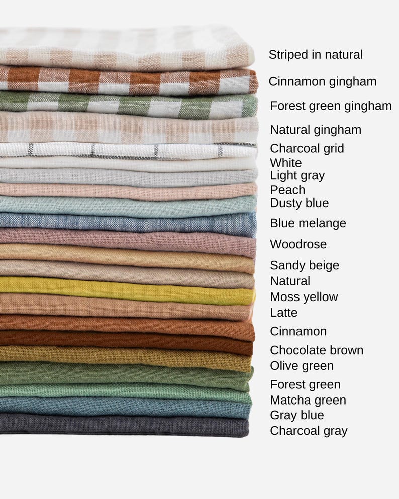 Olive Green Linen Tablecloth. Round, Square, Rectangular Table Linens