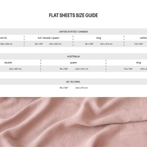Dusty Blue Linen Flat Sheet – Stonewashed Flax Bedding – Soft Cool Tone Top Sheet – Breathable Natural Layer – Queen King Sizes image 7