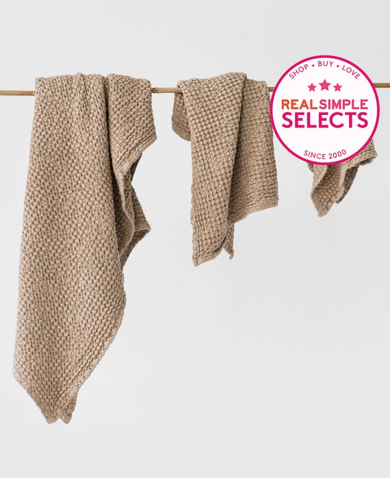 Beige Linen Waffle Towel SET Hand Face Body Linen Towels. Beige Linen Towels. Fluffy Absorbent Linen Waffle Towels. Quality Bath Linens. Etsy