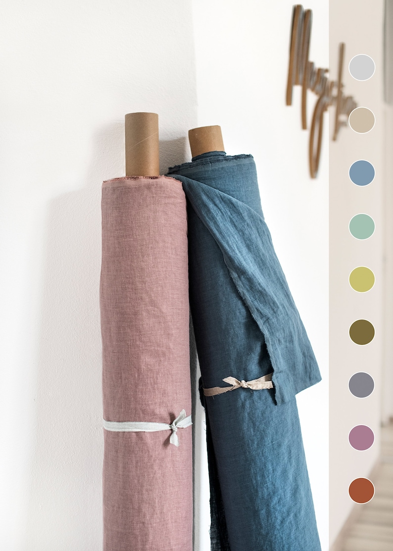 Etsy - Medium weight cutbytobysize linen fabric by MagicLinen