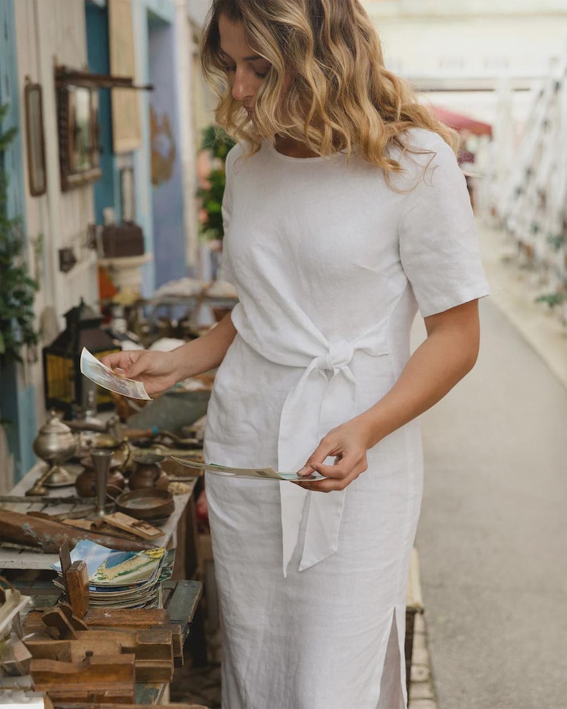 white-linen-midi-dress-summer-dress-with-tie-waist-short-sleeve