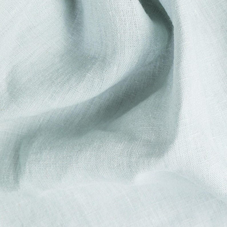 Etsy - Dusty blue linen fitted sheet by MagicLinen