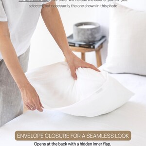 Natural Linen Duvet Cover Set — Beige Queen Duvet Cover — King Linen Bedding Set — Earthy Bedroom Decor image 6