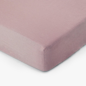 Woodrose linnen lakenset – stoffig roze stonewashed beddengoed – ademend plat laken, hoeslaken en kussenslopen – puur OEKO-TEX gecertificeerd linnen afbeelding 4