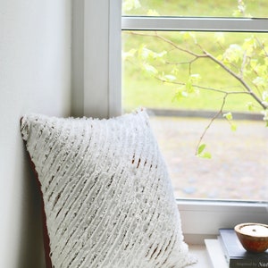 Linen throw pillow cover with zipper / Deco pillow / Linen pillow case / 18x18 and more image 7