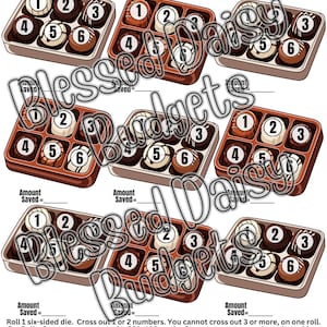 Sluit je minidoosje chocolaatjes/Shut the Box Lagere budgetbesparingsuitdaging/Shut the Box/Shut the Box-spel/Shut the Box-variatie/STB-spel