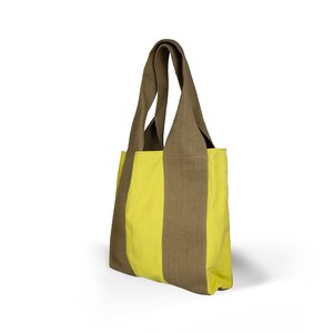 Lime Breeze Canvas Tote