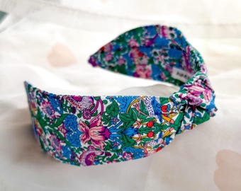 Knot Headband | Liberty London Strawberry Thief William Morris Print, Womens Hair Accessory