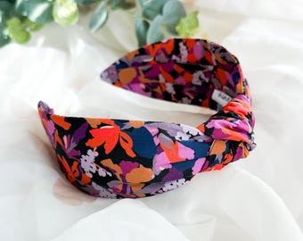 Top Knot Headband | Liberty London Camo Flower Print Hairband