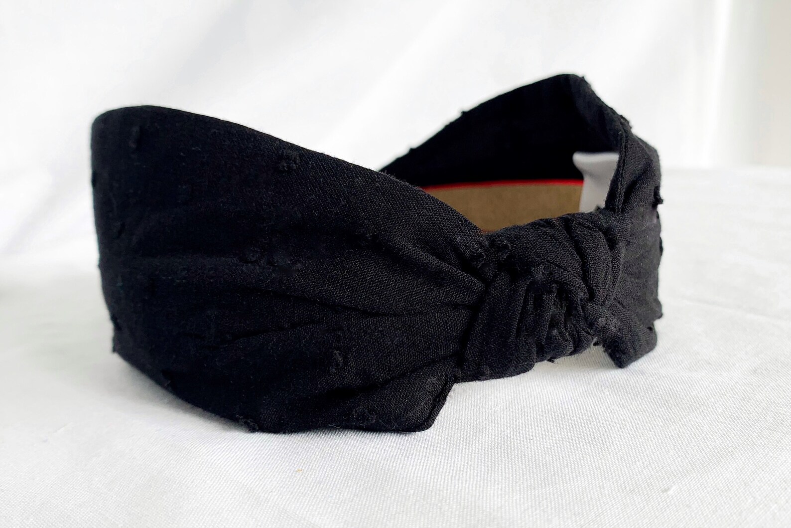 Black Headband Knot Headband Ladies Hairband Plain Black Etsy