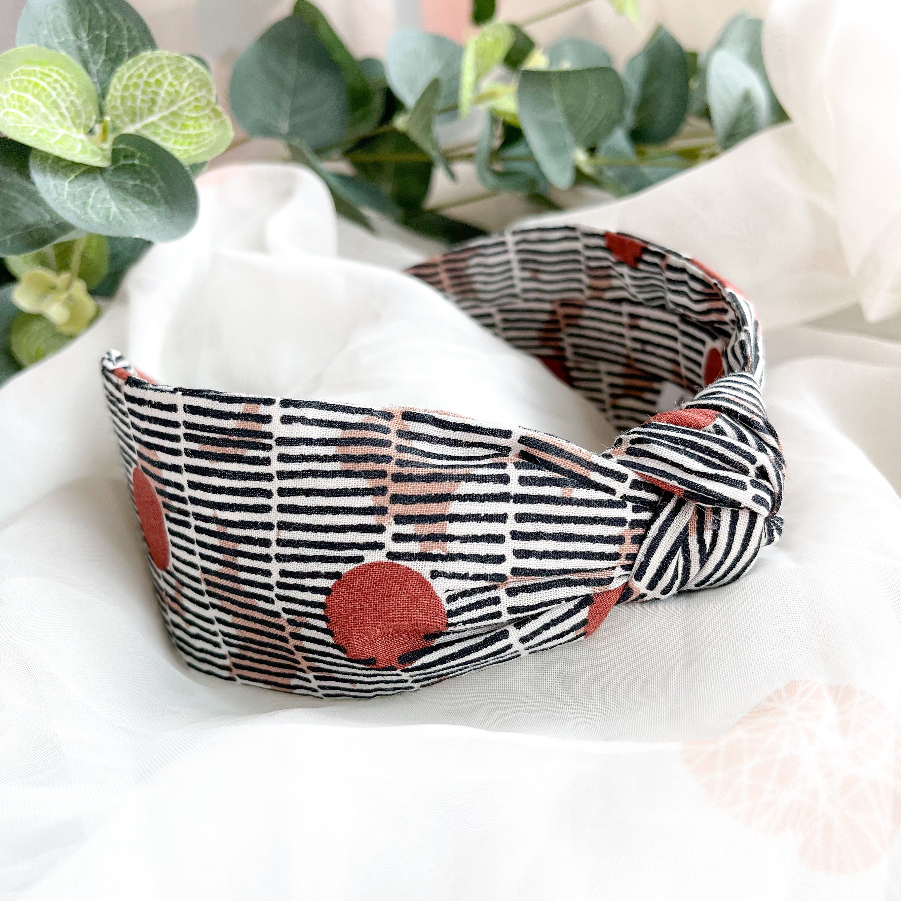 Lele Sadoughi Black Headband with Metallic Red, Green, Blue & Silver Stripes Lele Sadoughi SEA LIFE LAGOON EMBELLISHED CRYSTAL HEADBAND  main image 2