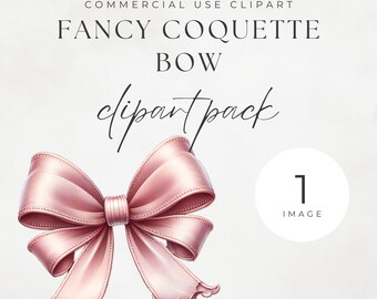 Watercolor Pink Bows PNG - Coquette Aesthetic Clipart - Trendy Sublimation Design - Cute Bow Graphics | Commercial Use - High-Resolution