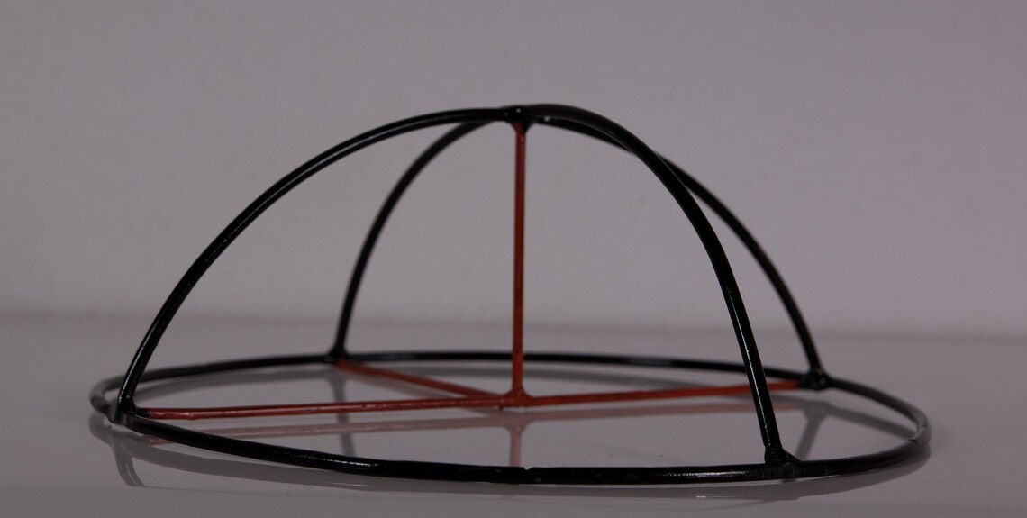 Vintage Geometric Model of Steel Wire Model Nr 4 . Etsy