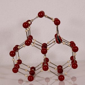 Vintage molecular atomic structure model of Ice These models, used for chemistry education