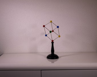 Vintage molecular atomic structure  model  Translationsgitter,these models, used for chemistry education classroom purposes