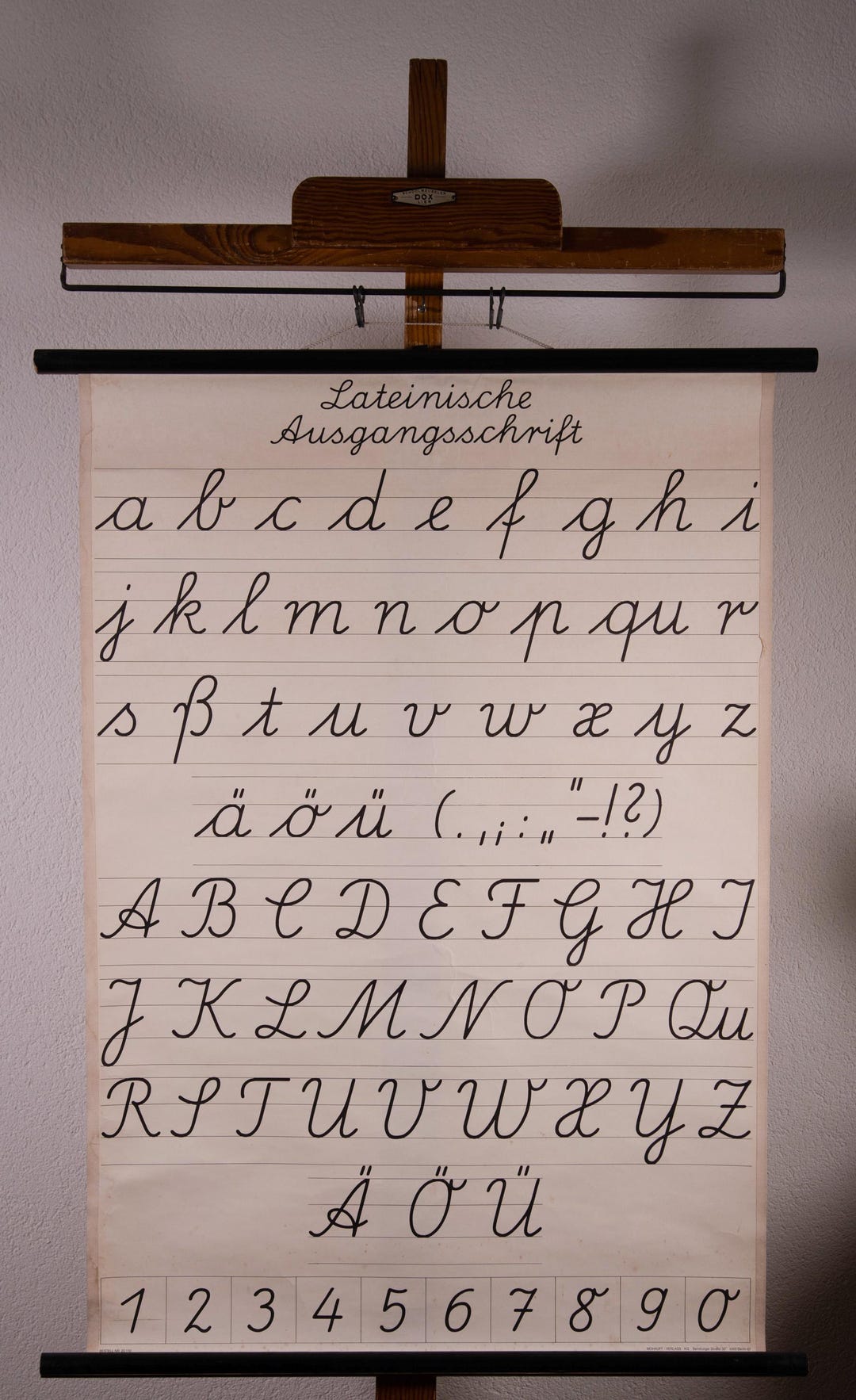 Vintage Pull Down Chart Alphabet School Chart - Etsy