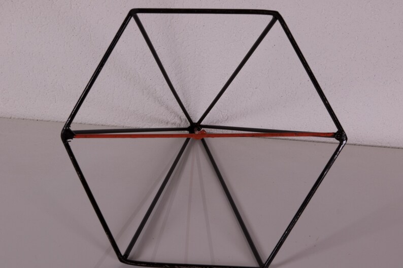 Vintage Geometric Model of Steel Wire Model Nr 8 . Etsy