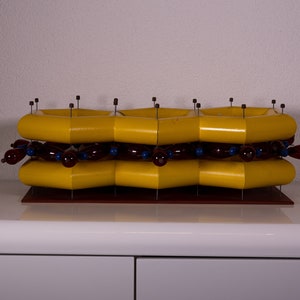 Vintage molecular atomic structure model of Graphite