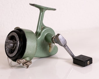 bretton fishing reel site etsy.com Old Fishing Spinning Reel – Bretton 500