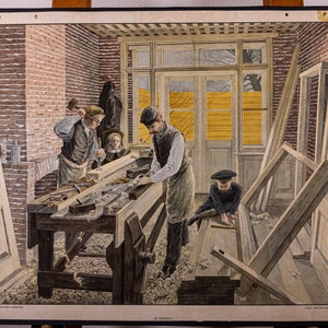 Vintage Chart the Carpenter School Chart Lithograph - Etsy