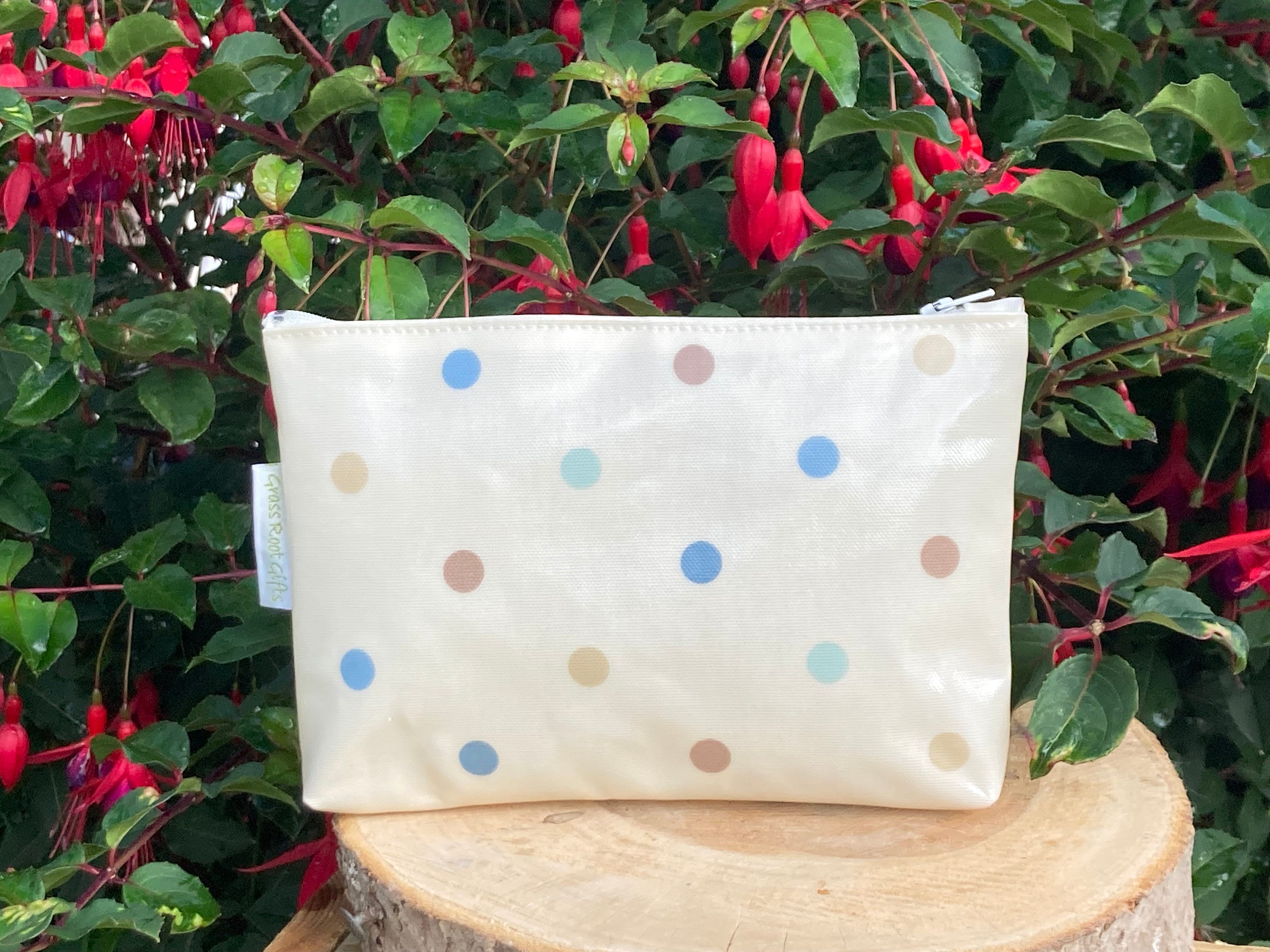 Oil Cloth Handbag Pouch