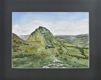 Chrome Hill - Original Watercolour Painting
