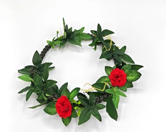 Paracord terrarium vine with roses 50 cm