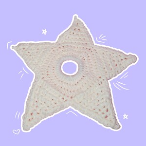 Crochet Star Decorative Hair Scrunchie