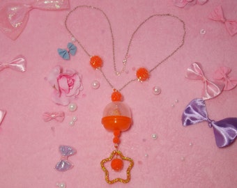 Citrus Star Orange Necklace