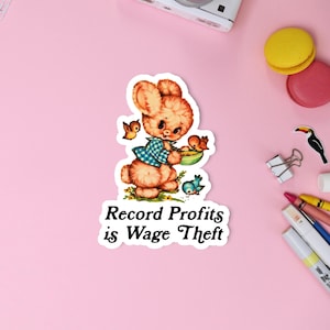 Anticapitalist sticker, Anarchist sticker, Laptop sticker, Social justice sticker, Human rights sticker, Eat the rich sticker