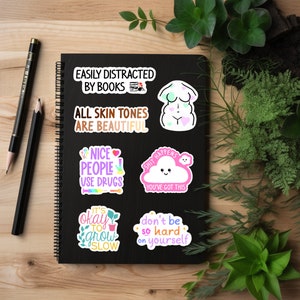 Wait let me overthink this sticker | Anxiety sticker | Overthinker sticker | Laptop sticker | Mental health sticker | Phone sticker image 4