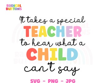 Special Education SVG PNG JPG, Teacher Svg, Education Svg Png, Educator Svg Png, Sped teacher Svg, Free Commercial Use, Digital Download