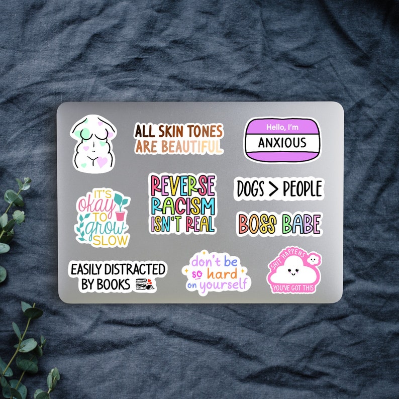 Ew, people sticker, Introvert sticker, Cat sticker, Sticker for introverts, Laptop sticker, Antisocial sticker, Funny sticker image 5