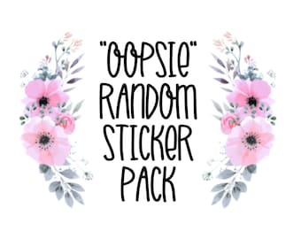 Oopsie random sticker pack