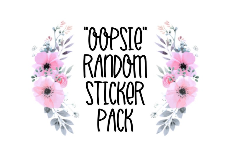 Oopsie random sticker pack image 1